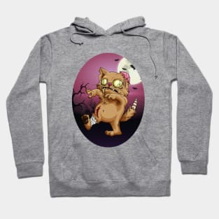 zombiecat need more brains Hoodie